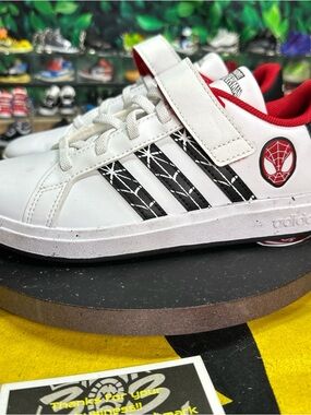 Adidas Grand Court X Marvel Spider-Man Size 2Y